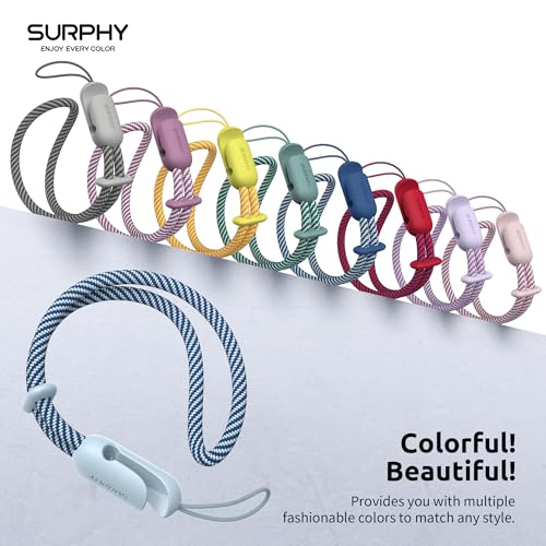 SURPHY 2 Pack Phone Lanyard, Phone Wrist Strap for Case, Camera Wrist Strap - color: Cloud Blue & Blue Jay