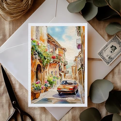 PHOENIX Watercolor Paper Postcards - 100% Cotton Cold Press, 4x6 Inches, 45 Sheets/2 Pack, 140lb/300gsm Acid-Free Art Paper for Painting, Mailing, DIY Holiday Cards - size: 4"x6" / 2 Pack
