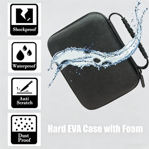 6.7 x 4.7 x 2.6 inch Small Hard EVA Case with Foam