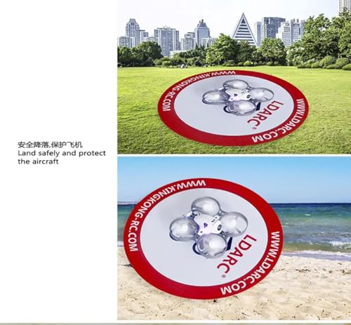 SPARKHOBBY LDARC 250mm 765mm Foldable Landing Pad and 500mm Arc Air Gate for FPV Quadcopter Drones Practise Take Off and Landing (250mm Parking Apron) - style: 250mm Parking Apron