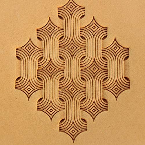 DandS ltd Leather Stamp Tool, Basket Weave, Professional Steel Craft Tool for Leatherworking, Embossing, Carving & Stamping Leather Projects, Belts Wallets & DIY Projects Compatible with Mallet #227 - color: Basket Weave 0.63 X 0.27"