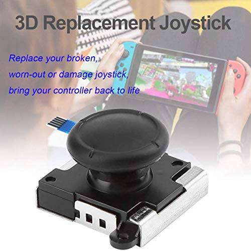 4 Pack Replacement Joysticks, Joycon Joystick for Nintendo Switch/Lite/OLED - color: Black 4 Pack