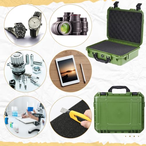 Relaxweex 11.3 x 8.7 x 4.2 Inch Hard Case, Grid Shell, Green - color: Green, size: 11.3 x 8.7 x 4.2 Inch, style: Grid Shell