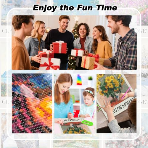 GOUOYANA Diamond Art Kits for Adults-12 pcs Landscape Diamond Painting Kits - color: DP05318