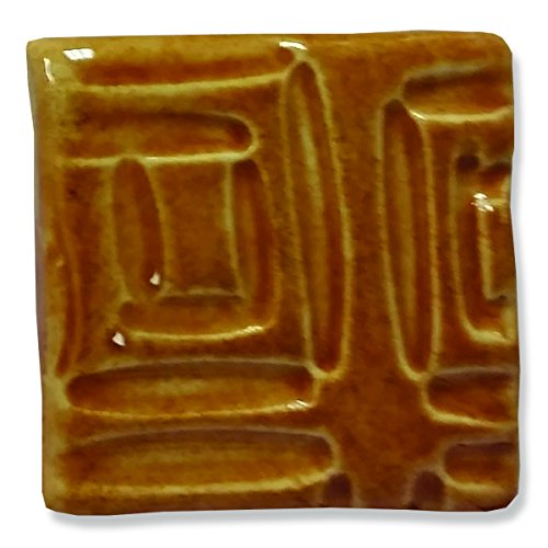 Speedball 002011 Stoneware Glaze, Amber, 16 oz - color: Amber