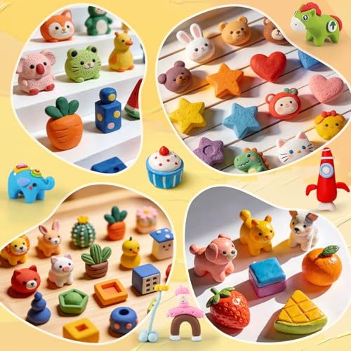 Ixiaoyoo 60 Colors Polymer Clay, Oven Bake DIY Modeling Clay for Kids - color: 60 Colors