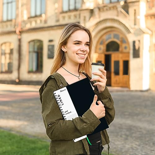 Spiral Notebooks 8.5x11, 8 Pack College Ruled - size: A4, style: 8LINED NOTEBOOK