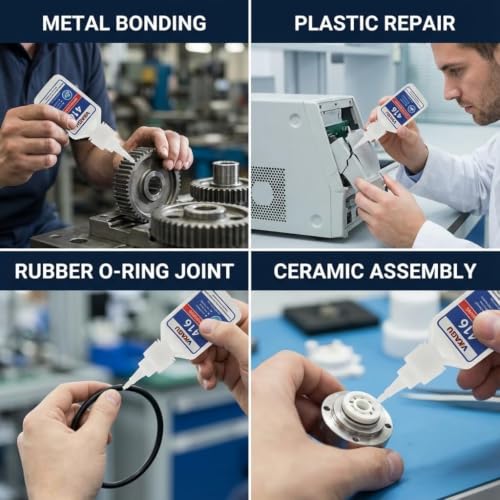 416 Super Bonder Instant Adhesive Clear for High Temp & Vibration 20g Suitable for Metal Plastic and Rubber 4 Pack - size: 416, style: 4 Pack