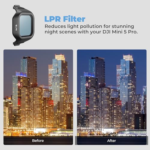 Freewell Light Pollution Reduction Filter for DJI Mini 5 Pro - style: LPR
