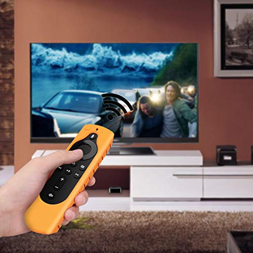 CaseBot Silicone Case for Alexa Voice Remote (2nd & 3rd Generation) - color: Orange