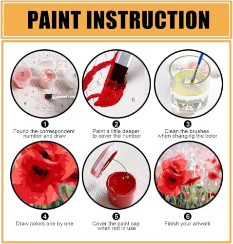 igoodom Sugar Skull Paint by Numbers Kit for Adults, DIY Painting Project - color: MY0300, size: 19.7x15.7in(50x40cm)