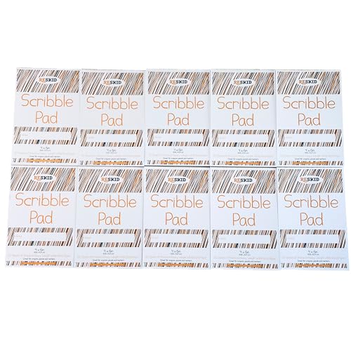Reskid Drawing Paper Pad (4 x 6 inches) - 50 Sheets, 10-Pack Coloring Art Pads for Kids, Sketch Kids (4x6 (10PACK)) - size: 4x6 (10PACK)