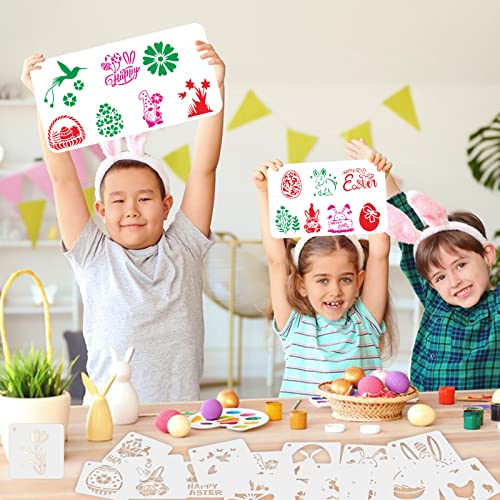 Augshy 56 Pack Easter Stencils, Christian Reusable for Painting Crafts - style: Easter