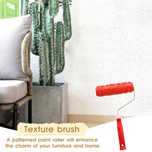 2 Pcs 7"DIY Patterned Paint Roller | Decorative Art Texture Roller