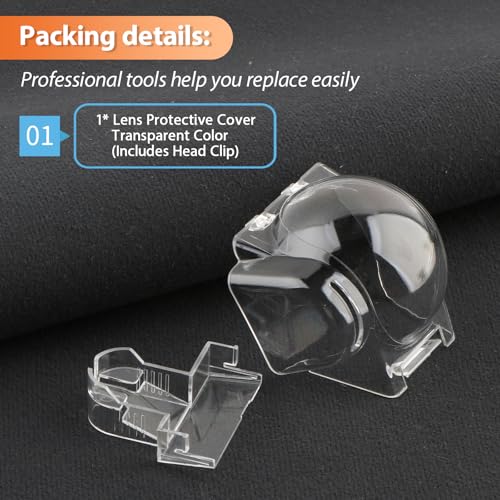 for DJI Mavic Pro Gimbal Cover Cap Camera Shell Replacemen for DJI Mavic Pro Clamp Lock Drone Accessories Parts(Transparent)