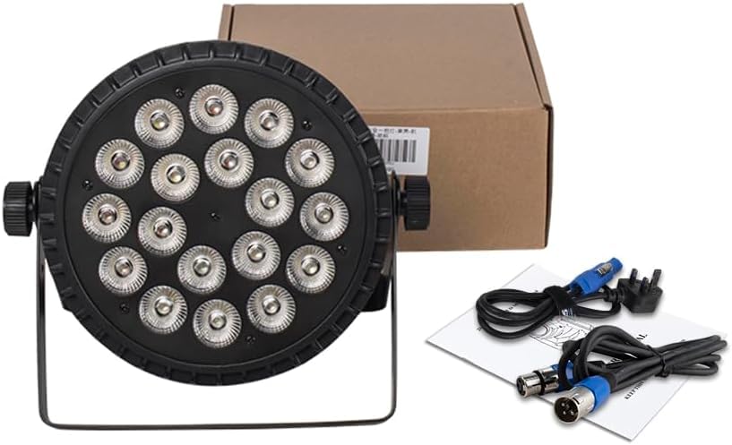 SHEHDS LED Stage Par Lights LED 18X18W DJ Stage Lights 6 Pack - size: 6 Pack