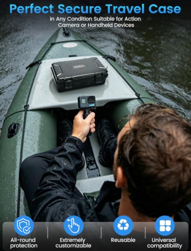 Camera Carrying Case, Waterproof Case for Gopro Hero 13/12/11/10/9