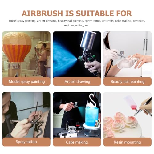 Airbrush Paint Bottles 3-piece Empty Glass Paint Storage Bottles for Dispensing Pigment and Fluid 5ml 20ml 40ml for Model Making Cake Decorating Nail Art and Tattoo Outlines