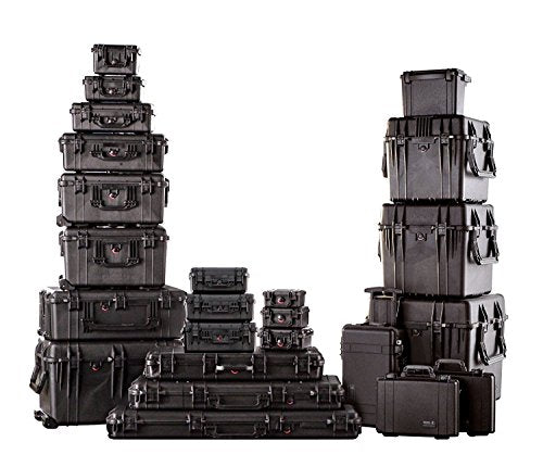 Pelican 1550 Case With Foam (Black) - color: Black