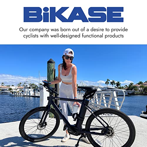BiKase EBike Battery Bag - Waterproof & Fire Resistant, Mountable Battery Storage Bag, Fits Most Batteries, 245.0 cubic inches, Black, Solid - size: 3.5" x 3.5" x 21"
