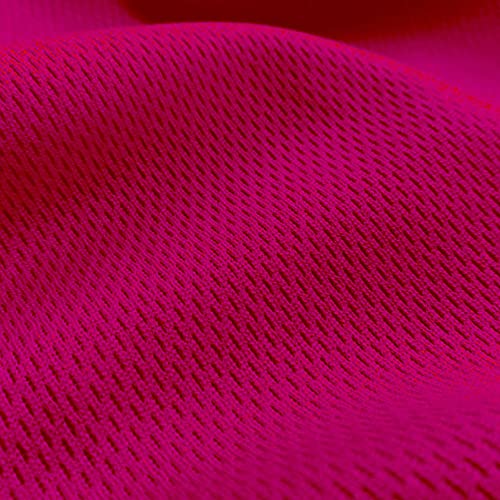 Pico Textiles 1 Yard Bolt Fuchsia Dimple Mesh Athletic Jersey Fabric - color: Fuchsia, size: 1 Yard Bolt