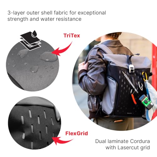 Manfrotto Uncover Camera Backpack 24L, Expandable Roll-Top - size: Medium BP 24L
