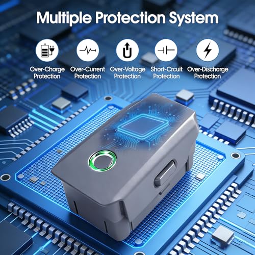 1 Pack Mavic 2 and Mavic 2 Pro Intelligent Flight Battery (3850mAh 15.4V) Max 31 Minutes Flight Time Replacement Battery for DJI Mavic 2 Pro/2 Zoom/Enterprise Advanced Series Drone - style: Mavic 2/2 Pro/Zoom/Enterprise Advanced Series Battery*1