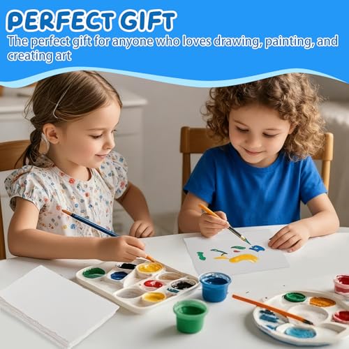 Lunarm Deckled Edge Paper 4 x 6 in 50 Sheets, 300GSM Watercolor Paper - color: Deckled Edge 4 x 6in 50 Sheet