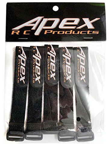 5 Pack 20mm x 200mm HD Non-Slip Battery Straps 3030A