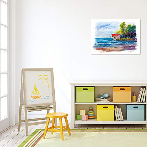 GOTIDEAL Canvases for Painting, 4x4 inch of 24 Pack, 100% Cotton - size: 4"x4"