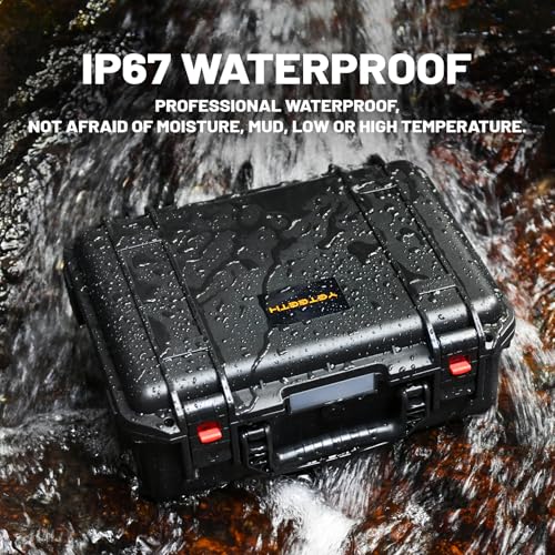Case for DJI Avata 2 Drone Combo - Waterproof Hard Cases with Foam for Avatar 2 Fly More Combo/Goggles 3(NOT N3)/RC Motion 3/FPV Remote Controller/Batteries, for DJI Drone Accessories (Only Case)