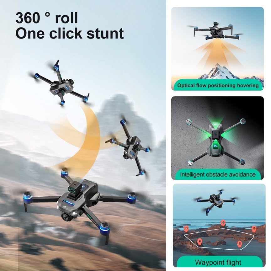S159 brushless positioning drone remote control with screen aircraft