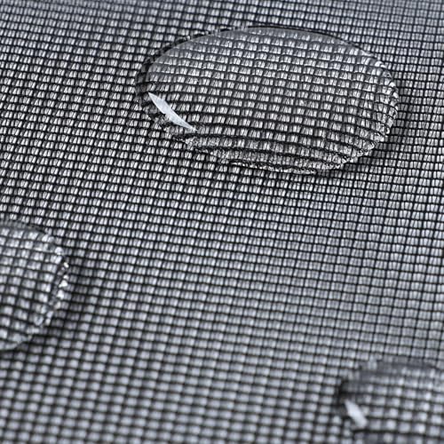 High Density dustproof and Pollen Proof net Window Screen mesh roll Used to Replace Screen Windows and Doors (Black high-Density mesh,394''×57''(1000×145cm) - color: Black high-density mesh, size: 57in x 32.5ft