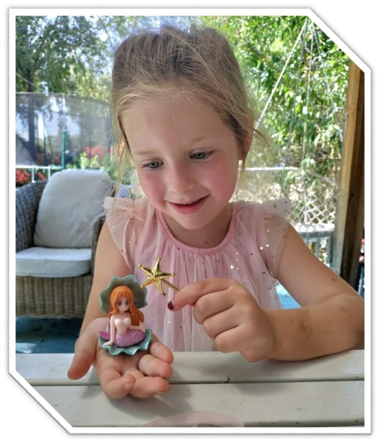 DIY Mermaid Toy Night Light Lantern Jar Arts & Crafts Kit For Girls Gift - color: Turquoise- Mermaid