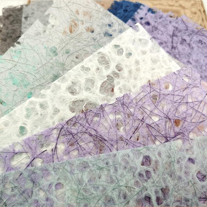 Colorful Textured Fabric Paper(cutouts paper, Close to A5 size) - color: cutouts paper