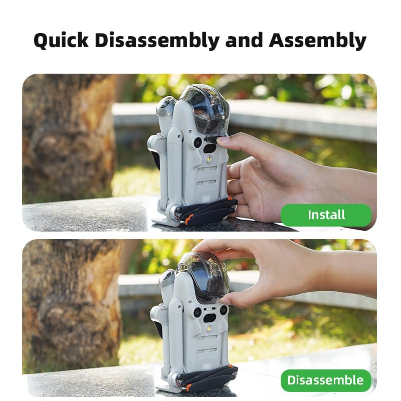BTG Gimbal Protector Camera Lens Protector Cover Compatible with DJI Mini 4 Pro Accessories Parts