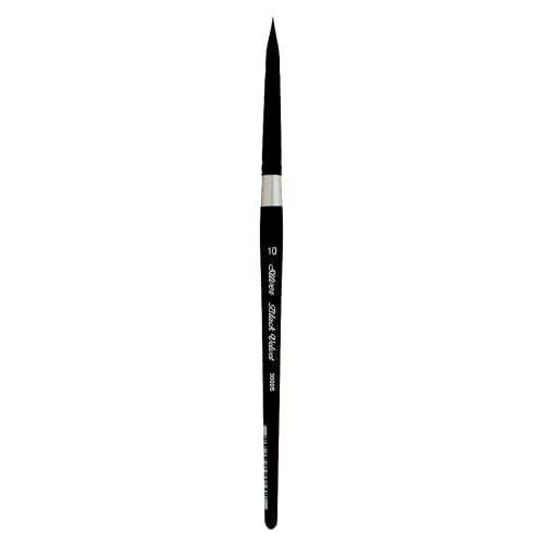 Silver Brush Limited Black Velvet Round Watercolor Paintbrush, Size 10 - size: 10