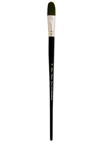 Silver Brush Limited Black Pearl Filbert Oil and Acrylic Brush, Size 10 - size: Size 10