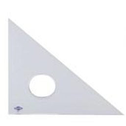 Pacific Arc Drafting Triangle, 10-inch, 45/90 Degrees, Clear Acrylic - color: Clear, size: 10-in, 45/90 degrees