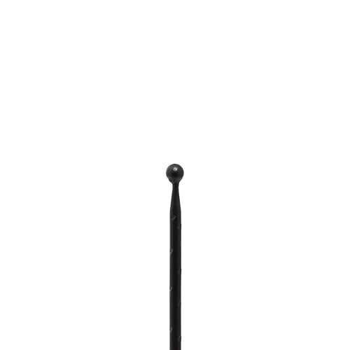 Deco 79 Metal Display Easel Tabletop Easel with Ball Details, Set of 3 Display Stand 12", 10", 8"H, Black