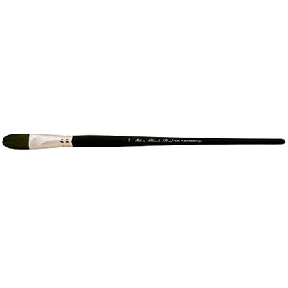 Silver Brush Limited Black Pearl Filbert Oil and Acrylic Brush, Size 8 - size: Size 8