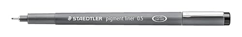 Staedtler Pigment Liner, 0.5mm, Black Ink (308-0.5) - style: 0.5mm