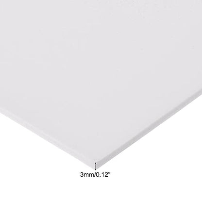 uxcell White EVA Foam Sheets 10 x 10 Inch 3mm Thickness for Crafts DIY Projects, 8 Pcs