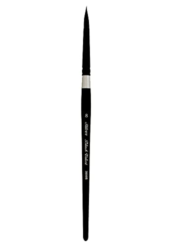 Silver Brush Limited Black Velvet Round Watercolor Paintbrush, Size 8 - size: 8