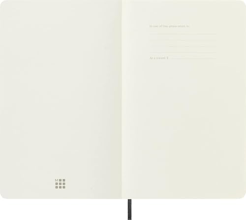 Moleskine Classic Notebook, Soft Cover, Large (5" x 8.25") Dotted, Black, 192 pages