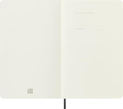 Moleskine Classic Notebook, Soft Cover, Large (5" x 8.25") Dotted, Black, 192 pages