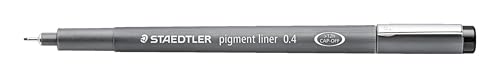 Staedtler Pigment Liner, 0.4mm, Black Ink (308-0.4) - style: 0.4mm