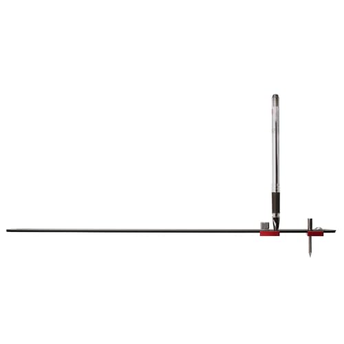 300mm Woodworking Compass Tool, Large Compass Woodworking Scribing Circle, Carpenter Compass Ruler Marking Gauge Circle Marking Tool for Engineer Carpenter (Black) - style: Black - 300mm