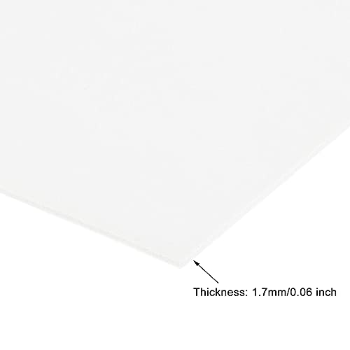 uxcell White EVA Foam Sheets 11 x 8 inch 1.7mm Thickness for Crafts DIY Projects, 12 Pcs - color: White