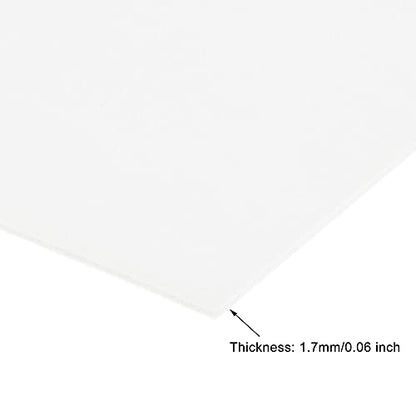 uxcell White EVA Foam Sheets 11 x 8 inch 1.7mm Thickness for Crafts DIY Projects, 12 Pcs - color: White